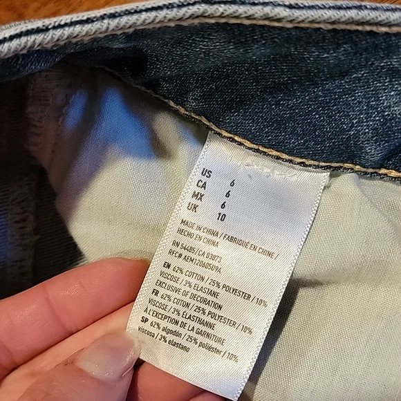American Eagle Denim Jean Mini Skirt - Picture 3 of 4